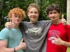 Simsbury middle school pupils, left to right, Greyson Goetz, Anka Plessinger-Izquierdo and Christian Sillari are working together on a school project raising cash for a Peruvian school. Anka came to the U.S. from Peru when he was 6.