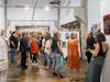 A large group gathered earlier this month for the opening of the Parkville Art Gallery on Hartford's Park Street.