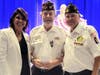 From left: State Sen. Lisa Seminara, R-Avon, Avon VFW Post 3272 Historian Bill Newman, and Avon VFW Post 3272 Commander Gerald Stinson.