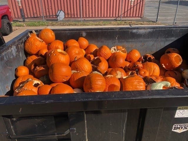 Starting Friday, Nov. 1, the Town of West Hartford will have public bins where locals can dump their pumpkins for use as biofuel.