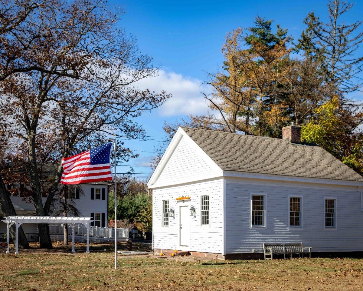 A major phase of the transformation of an old, one-room schoolhouse in Avon into a new history museum is now complete.