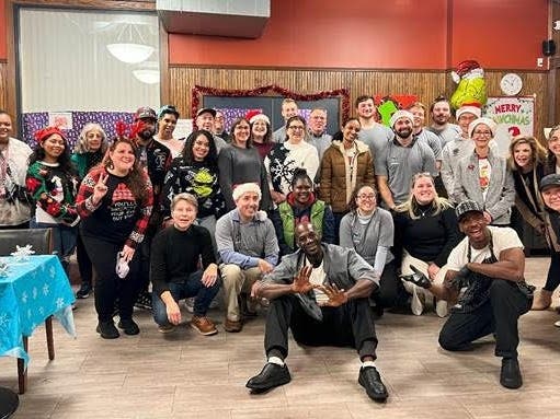 Nonprofit 'Hands on Hartford' hosted 150 families on Dec. 17 for a special celebration allowing underserved families to enjoy a nice holiday. Helping out were volunteers from an Avon school, Simsbury church, DoorDash, and Pratt & Whitney.