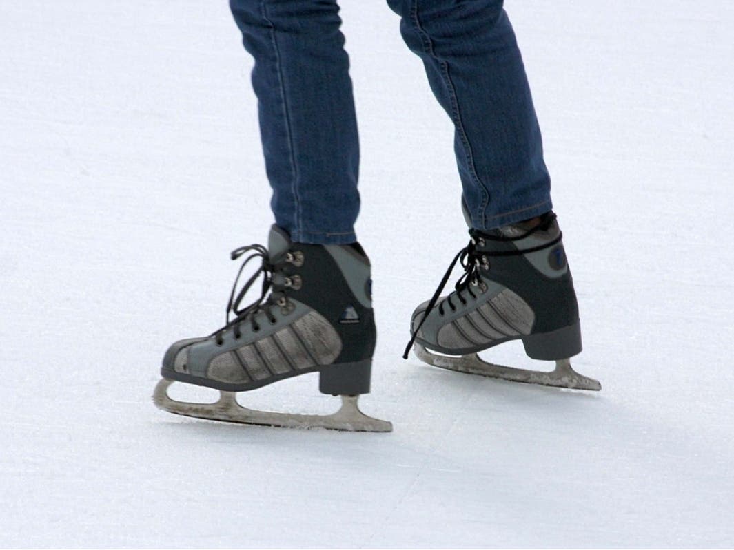 The ice in Berlin is now safe enough to skate on, according to town officials on Thursday.