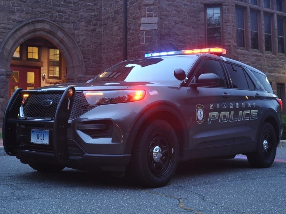 Simsbury police are investigating a Friday crash that saw a local restaurant damaged after a vehicle plowed into it early in the afternoon.