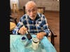 Farmington Station Senior Living recently shared its unique approach to arts programming that goes beyond experimenting with paint and clay. Here, resident David Goldberg gets to work.
