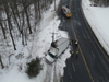 West Hartford police said the 25-year-old truck driver who crashed into a utility pole on Tuesday was impaired behind the wheel.