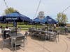 The newly remodeled patio at the Simsbury Farms Golf Course is now operated by a new restaurant.