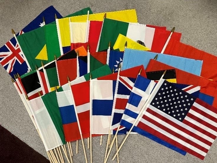 The West Hartford America 250 Task Force is seeking volunteers to carry international flags during the town's Memorial Day parade on May 25.