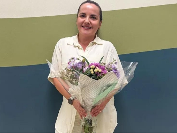Antonela Qyra, a high school special education teacher at High Road School of Hartford, received the Specialized Education Services Inc.’s 2026 Teacher of the Year award.