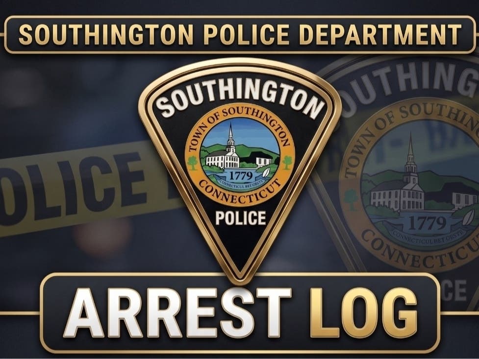All arrest information is provided by the Southington Police Department.