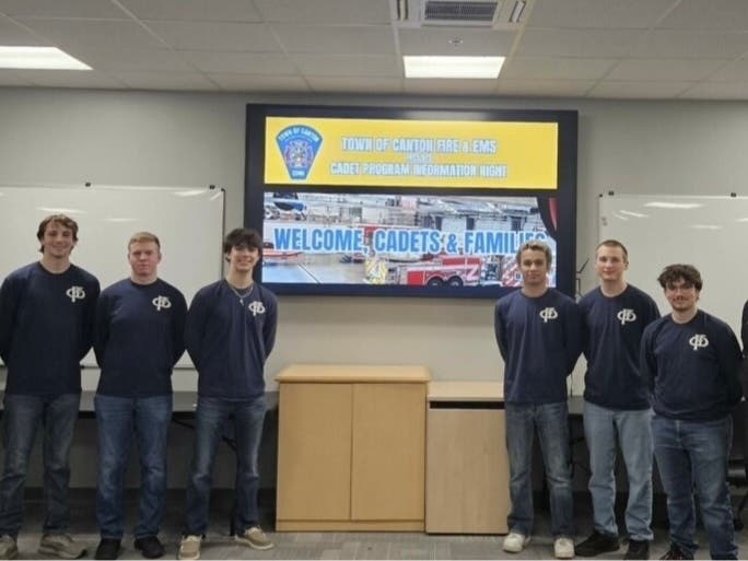 The Canton Fire & EMS Department Cadet program recently announced that its membership has grown to its highest mark in years, with more members sought. Last month, the department hosted an open house for cadets, above.
