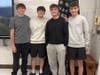 From Left: Southington High School juniors Evan Morgan, Jonathan Plourde, Derek Gazek, and Jackson Rose are urging state and local officials to address concerns about road safety on the town's state/local roadways as part of a school project.