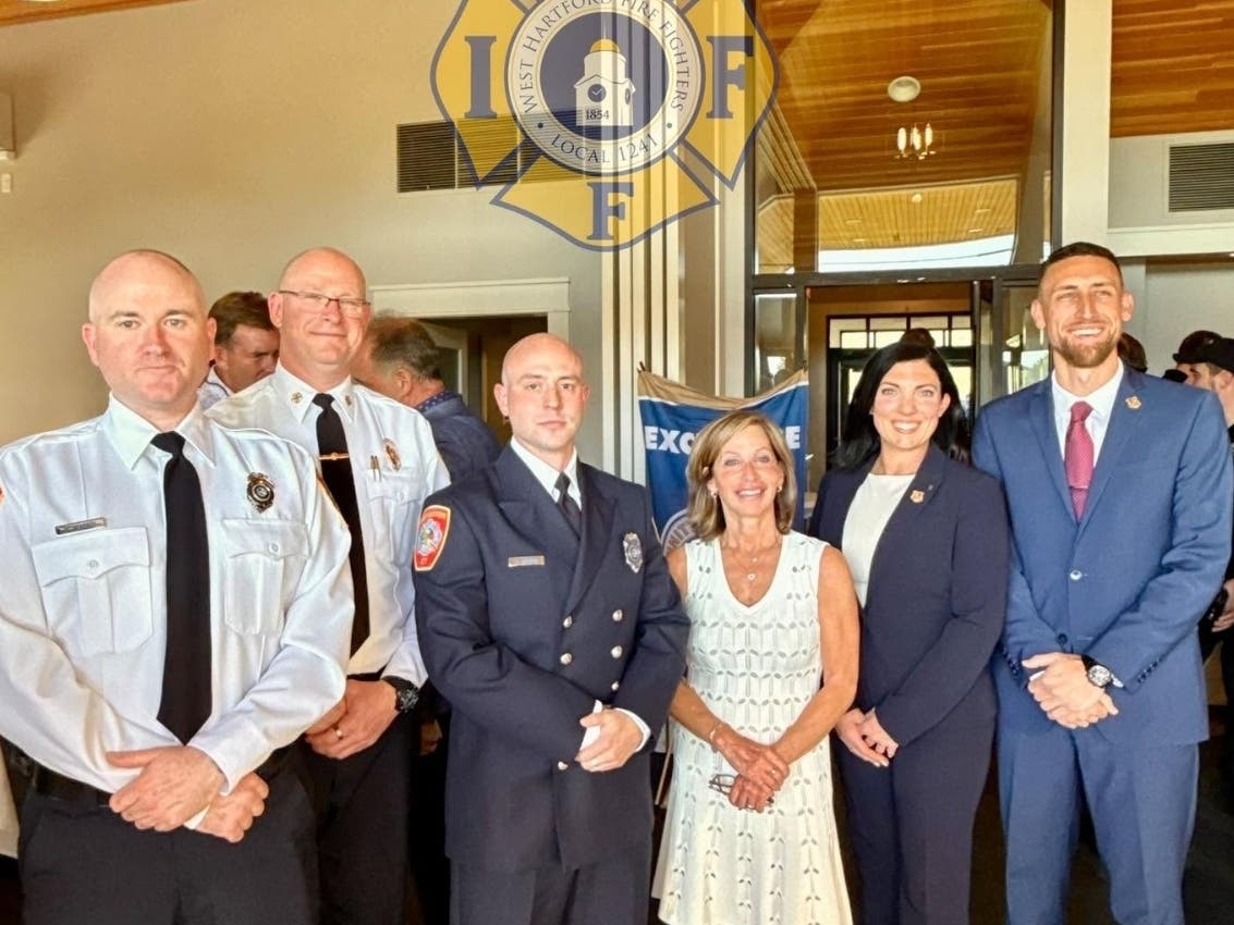Local police and firefighters were honored earlier this month for their service and leadership in saving lives and property.