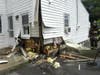 The Southington Fire Department quickly knocked down an exterior house fire Wednesday afternoon, which resulted in smoke filling the home.