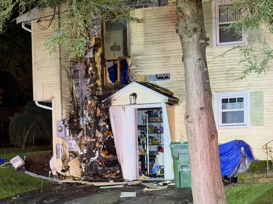 Fire damaged the exterior of a home in Southington early Monday morning, the Southington Fire Department's third major fire call in town in four days.