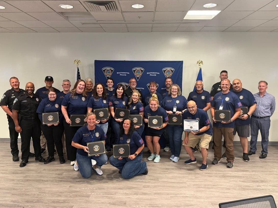 The Southington Police Department graduated its first-ever Southington Citizens Police Academy class last week.