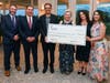 Auxiliary 100th Check Presentation: On June 6, the Auxiliary held a 100th Anniversary Gala and presented a check for $100,000 to establish The Auxiliary of Saint Francis Hospital Endowment Fund for Oncology.