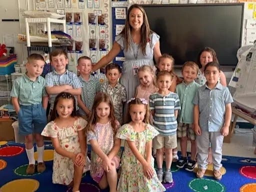 The Southington Public School District has named Julia Columbus, a kindergarten teacher at Derynoski Elementary School, as its 2026-27 Teacher of the Year.