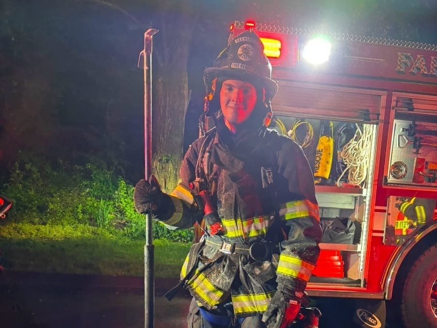 Farmington Fire Department firefighter Adrian Enrique has deployed to Canada as part of a Connecticut team assisting with ongoing wildfire suppression efforts in Canada.