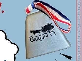 The Berlin Historical Society's iconic cowbells are for sale and can be picked up at the museum, which is open on Saturdays.