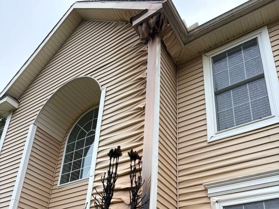 This home in Southington was recently damaged when someone tried to use a torch to incinerate a hornet's nest. The flames spread to the house, damaging the exterior. The Southington Fire Department said this is a growing problem locally.