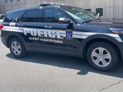2 Hartford residents were taken into custody on Friday after West Hartford police said they fled a traffic stop in West Hartford, struck a WHPD cruiser, then fled on foot in nearby Farmington.