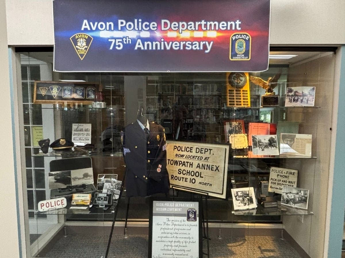 Avon residents interested in learning about the history of the Avon Police Department can do so this month and next, when a special exhibit on the department's 75th anniversary will be open.