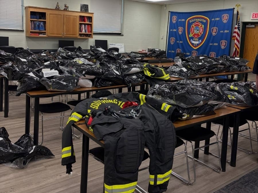 Southington firefighters have received 35 new sets of protective turnout gear as part of the department's planned replacement of equipment.