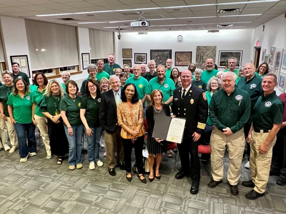 The West Hartford Town Council earlier this month honored West Hartford's Community Emergency Response Team for five years of service helping the community during times of trouble.