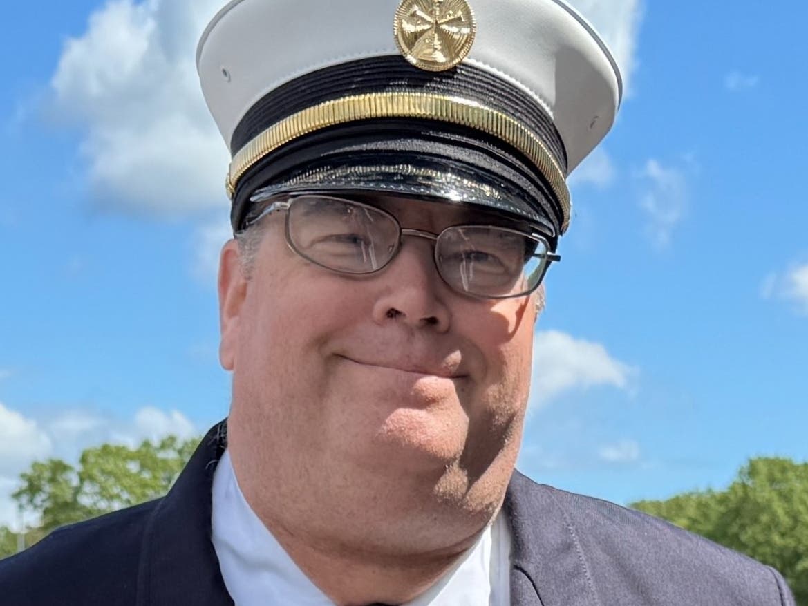 Avon Volunteer Fire Department Deputy Chief David Theriault's name was immortalized on the Connecticut Fallen Firefighters Memorial on Sunday, Sept.27. Theriault died of cancer last January.