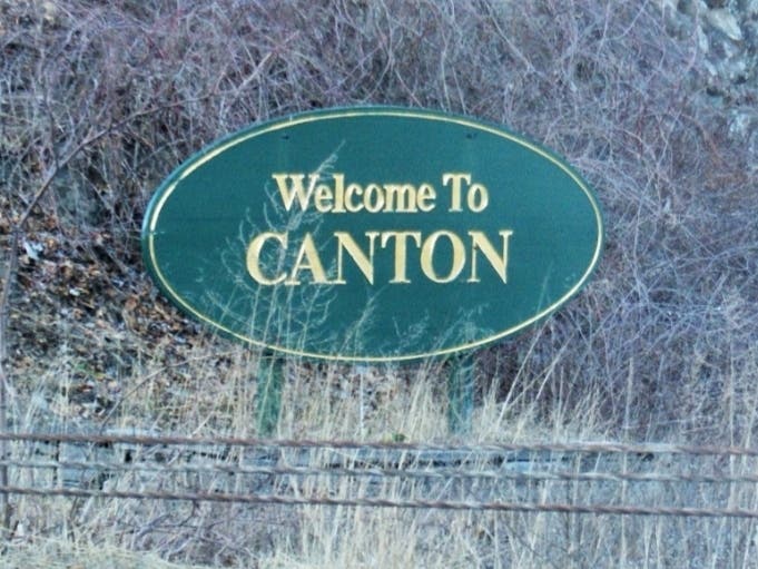 Canton's Collinsville Historic District Commission holds a public hearing and hears an update on the Collins Company redevelopment, the Board of Selectmen meets Wednesday, and road and water main work continues.