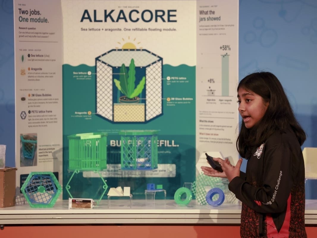 Farmington eighth-grader Raji Doshi is the winner of the 2026 3M Young Scientist Challenge, the nation’s premier middle school science competition.
