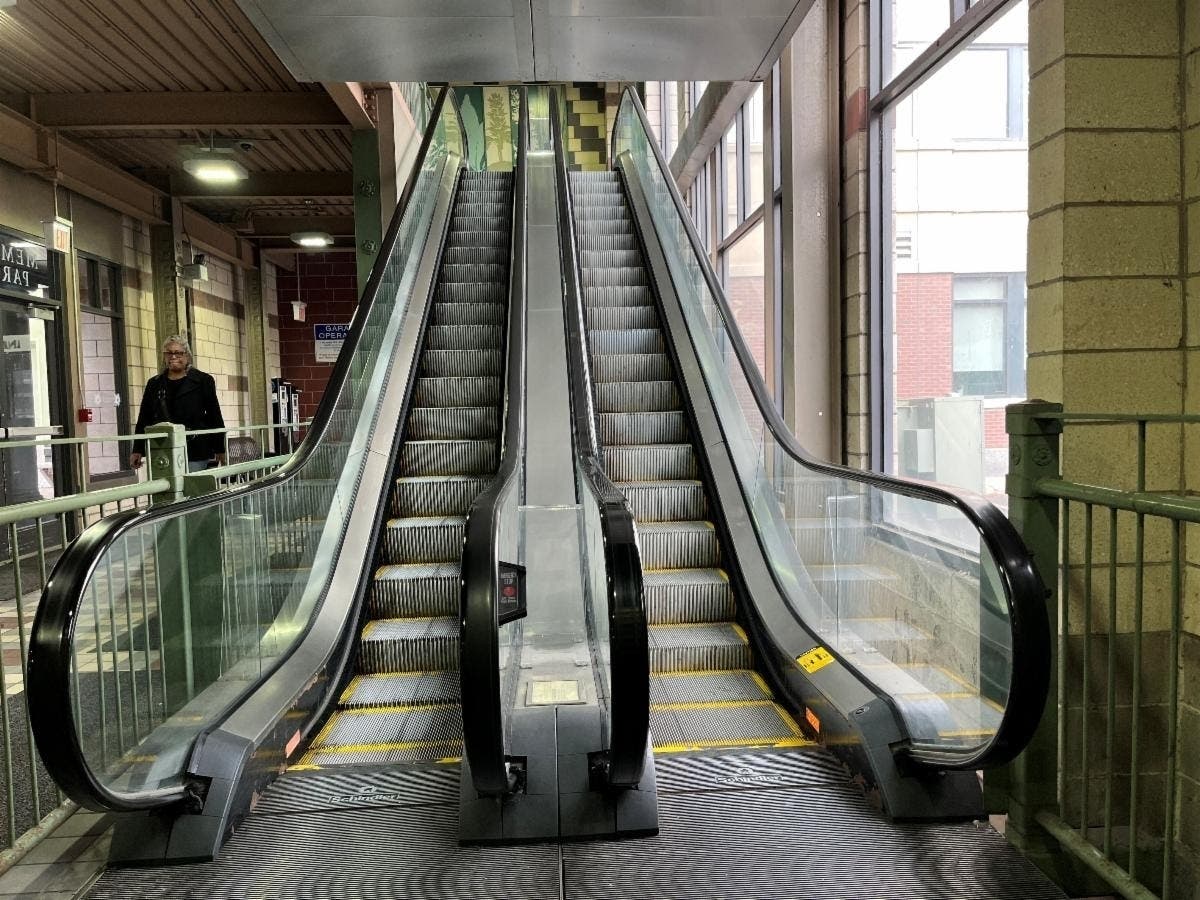 The Town of West Hartford announced that work on four escalators at Memorial Garage began Tuesday, Oct. 20.