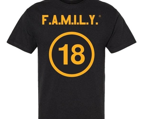 The fundraising T-shirt being sold at Saint John Vianney High School displays Aaron Van Trease's number. There is also a GoFundMe campaign organized by a neighbor of the family.