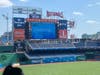 Nationals Park sign showing the Goldman Sachs 10,000 Small Businesses Summit to be the largest gathering of small business owners in U.S. history