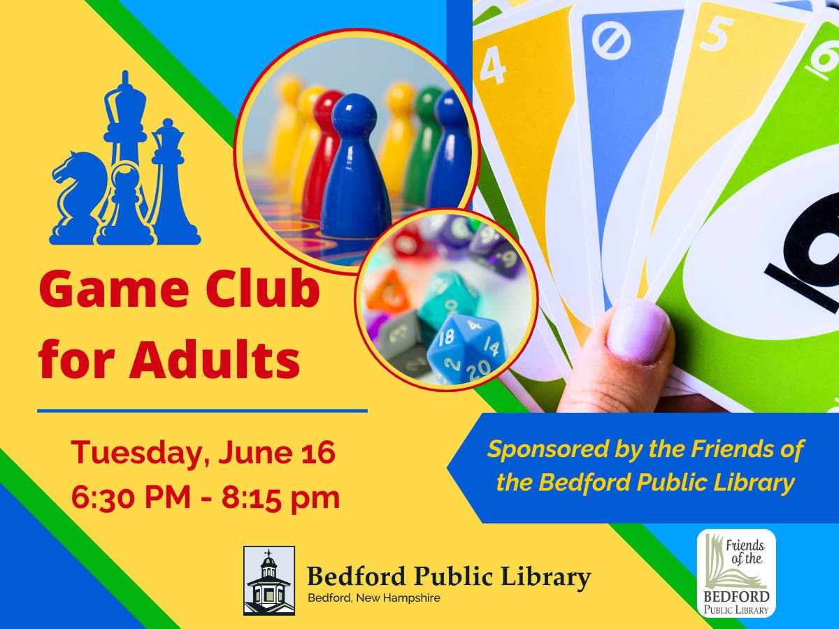 Game Club for Adults