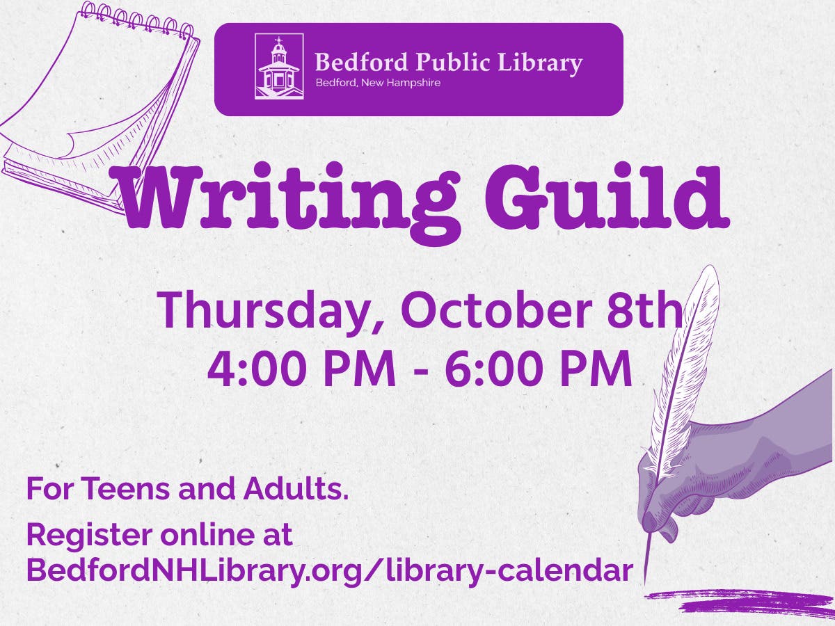 Writing Guild at the Bedford Public Library