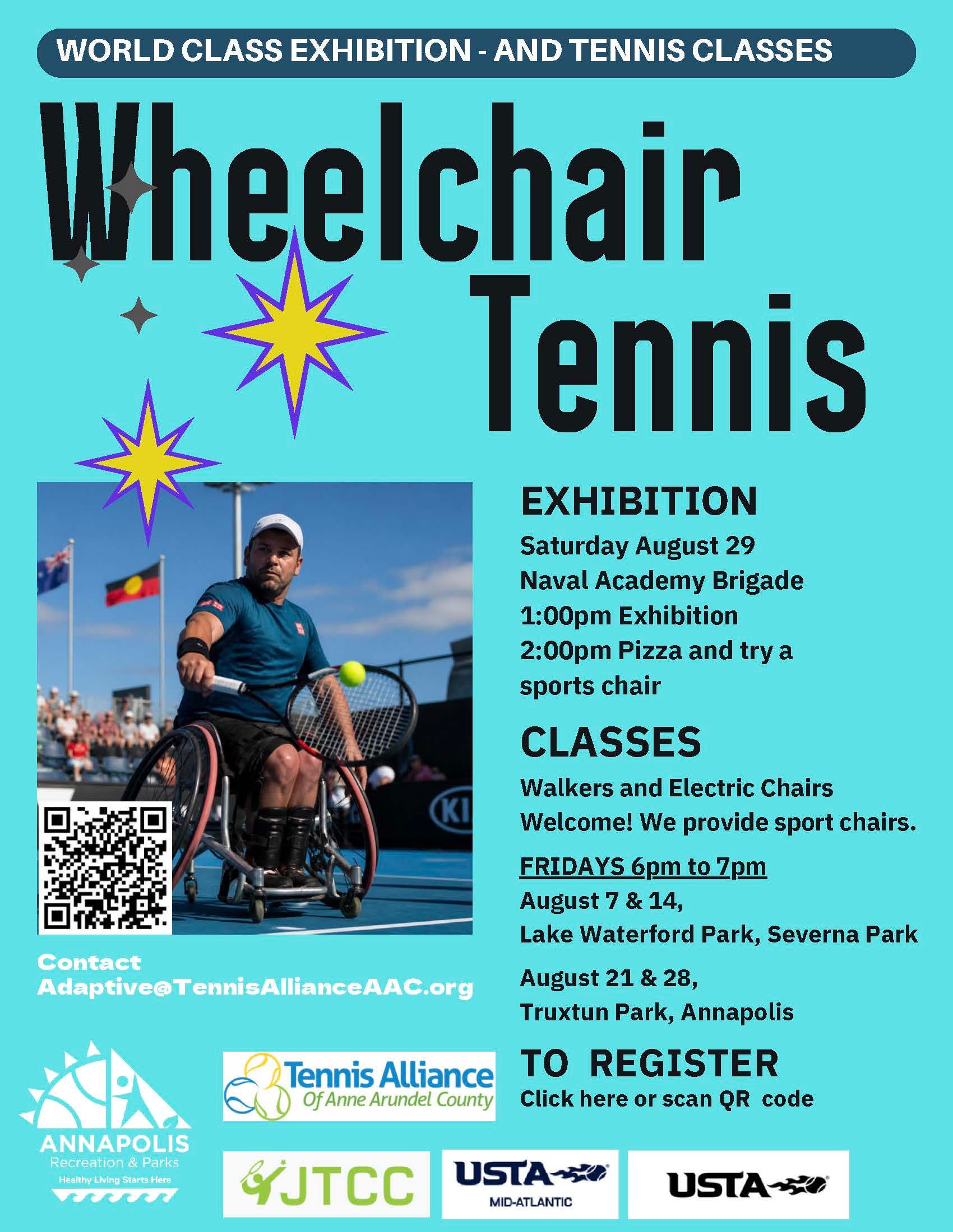 Wheelchair Tennis Exhibition and Tennis Classes