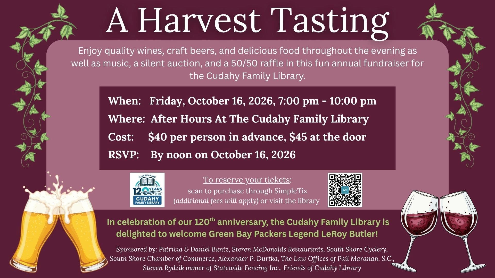 Harvest Tasting