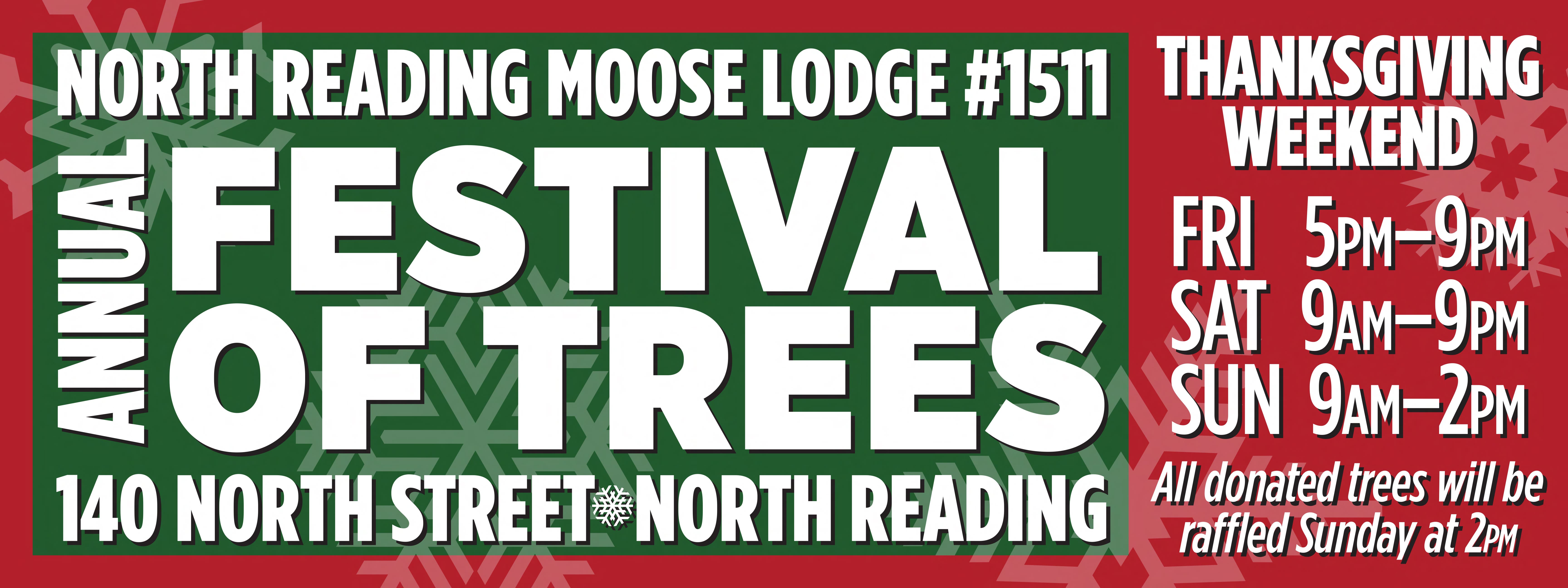 Nov 24 Fourth Annual Festival of Trees North Reading, MA Patch