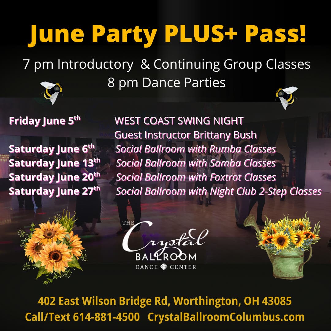 June Ballroom Dance Classes and Parties