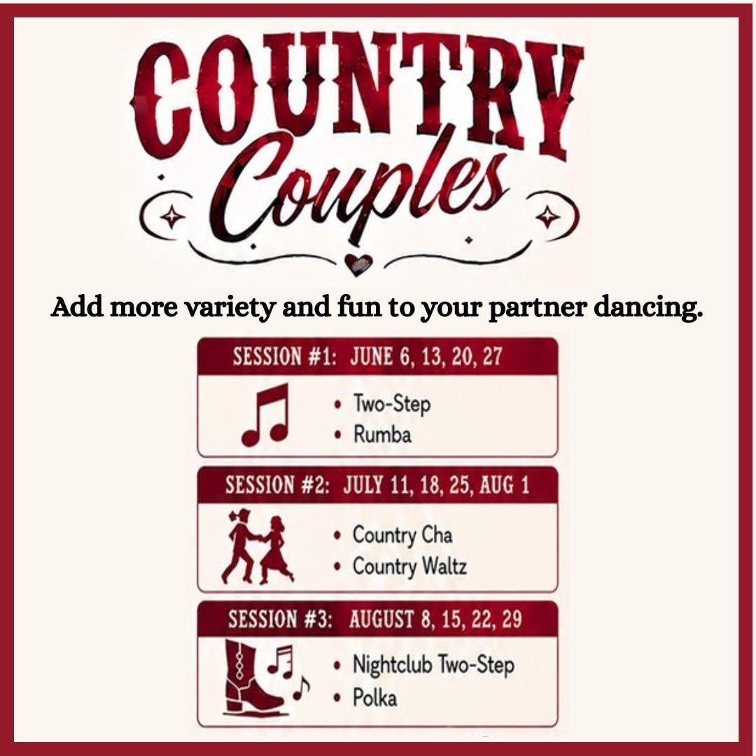 Country Couples Summer Series: Two Step and Rumba