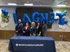 Advocate Sherman Hospital leaders, left to right: Dr. Macariola-Coad (CMO), Jennifer Kennedy (Magnet Coordinator), Susan Morby (CNO), Donna Kruse (Director of Inpatient Acute Care, Magnet) and Sheri De Shazo (President).
