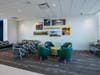The new facility offers a comfortable and bright waiting area. 