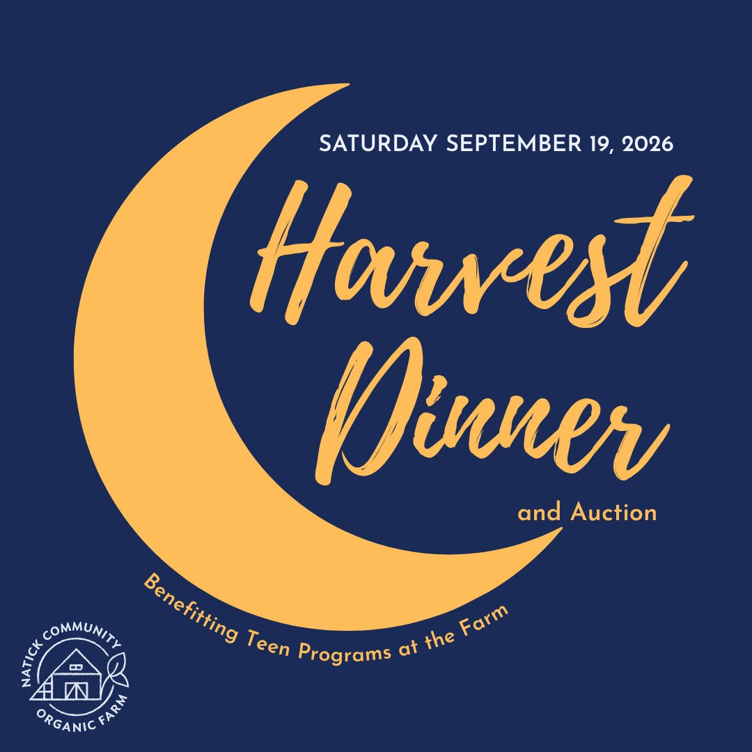 Harvest Dinner by the Natick Community Organic Farm