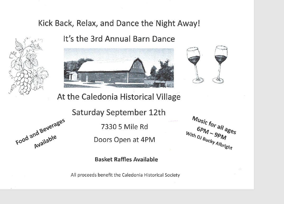 Annual Barn Dance at the Caledonia Historical Village