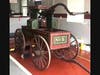 The company's original 1830s hand-drawn hose cart. It is on loan to the company for a year from the Mercer Museum in Doylestown.