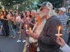 Friends and relatives gathered on South Main Street Monday night to remember Finney's bartender.