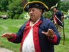 Re-enactor Paul Salvatore shares the history of the church and its use by General George Washington as a hospital, jail and POW camp.
