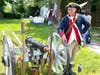 The 1st Crossing Volunteers brought the canon out for the encampment.